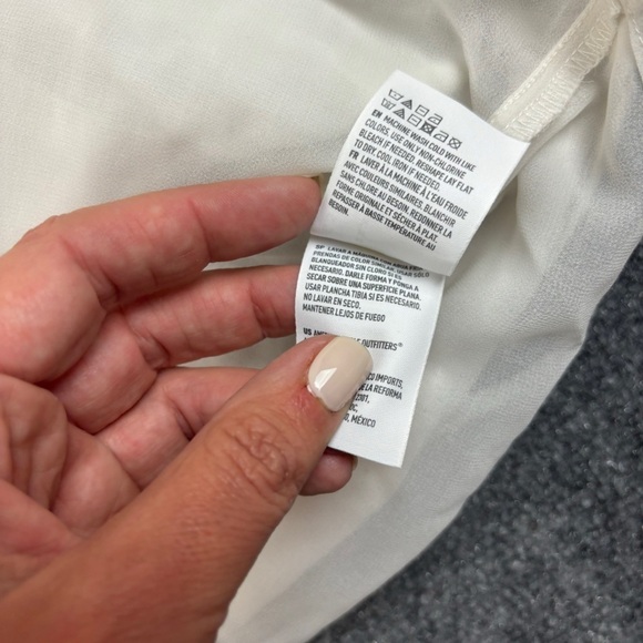 AMERICAN EAGLE Women’s Halter White Midi Summer Dress with Pockets size: Medium - Picture 7 of 10